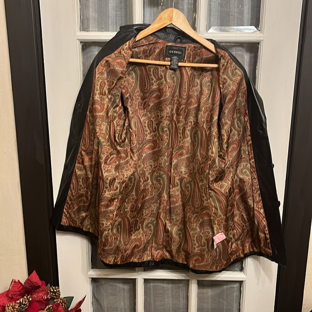 Leather Structured Jacket - Picture 9 of 14